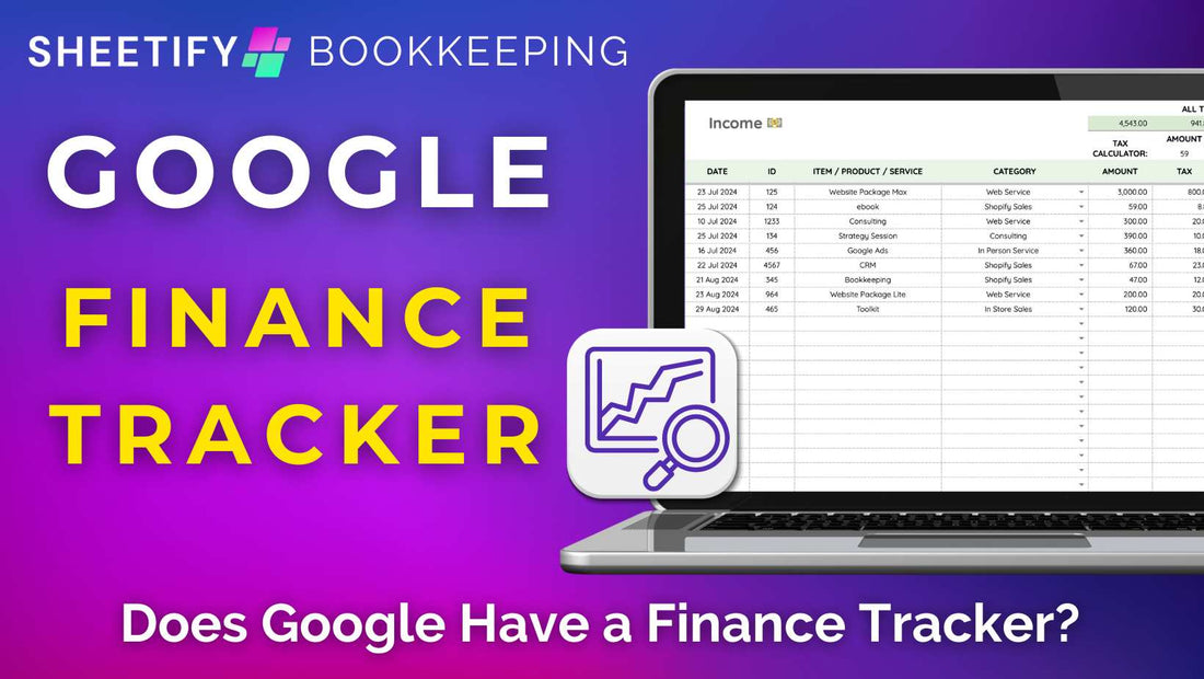 Does Google Have a Finance Tracker?