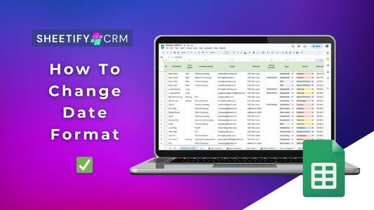 How To Change Google Sheets Date Format