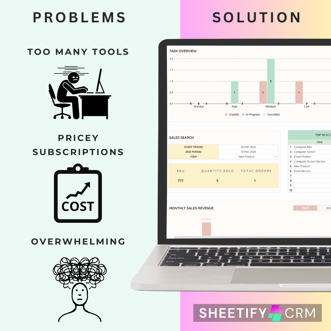 Google Sheets CRM for small business