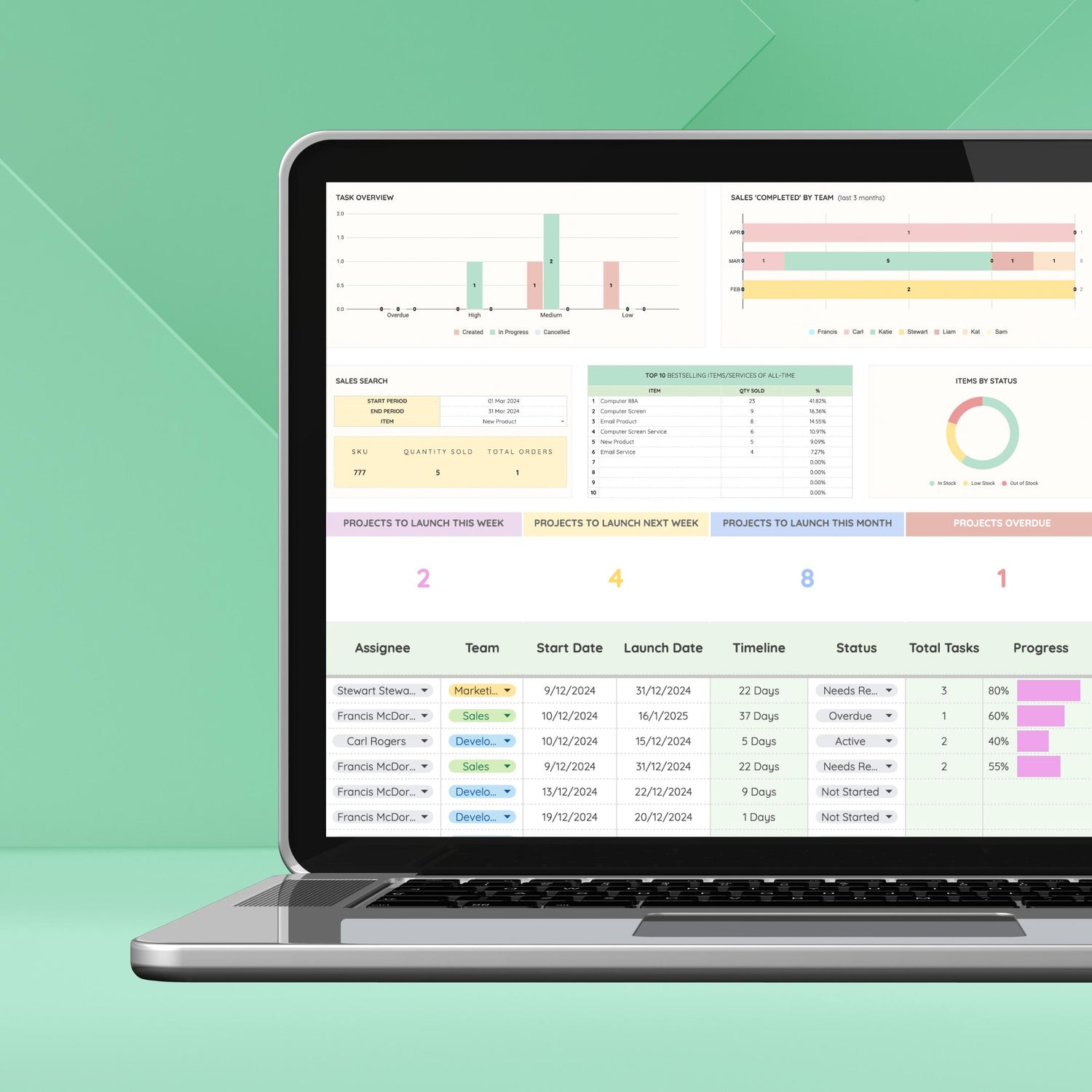 Sheetify CRM Google Sheets CRM Template